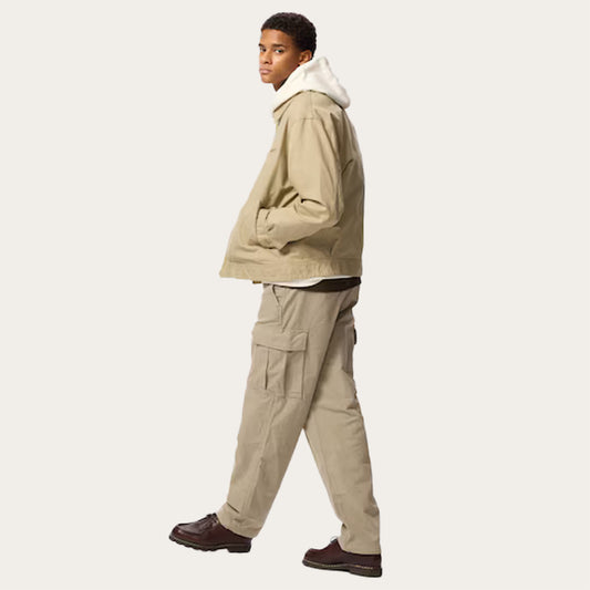 100% Stretchable Cotton Fabric Cargo Pants – Beige