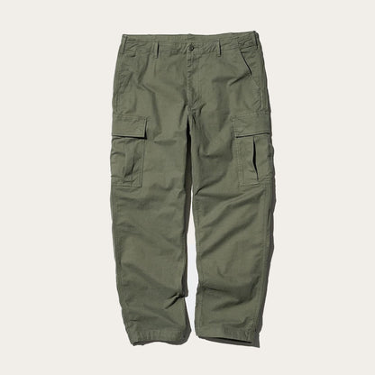 100% Stretchable Cotton Fabric Cargo Pants - Olive Green Light